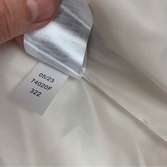 Lauren Ralph Lauren women's large white quilted crest diamond vest puffer cold - Picture 10 of 14